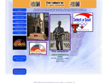 Tablet Screenshot of civiclubbock.com